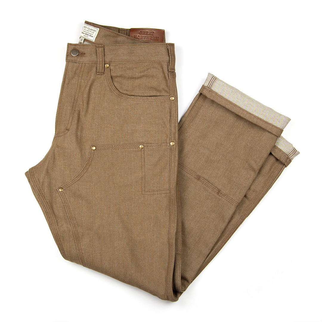 GN.01 Waxed Canvas Fitted Work Pants - Red Clouds Collective