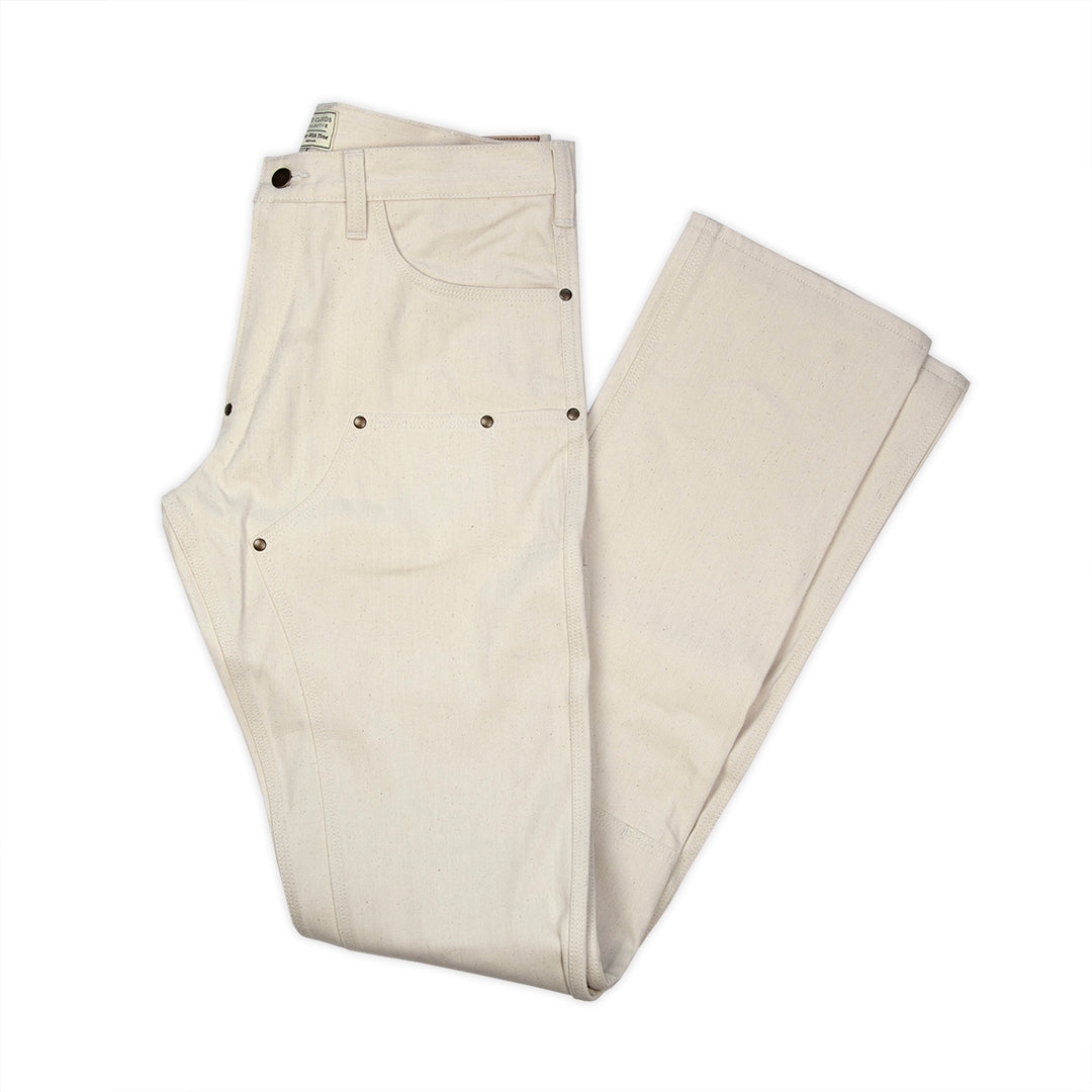 GN.01 Fitted Work Pant - Natural Cone Mills Denim