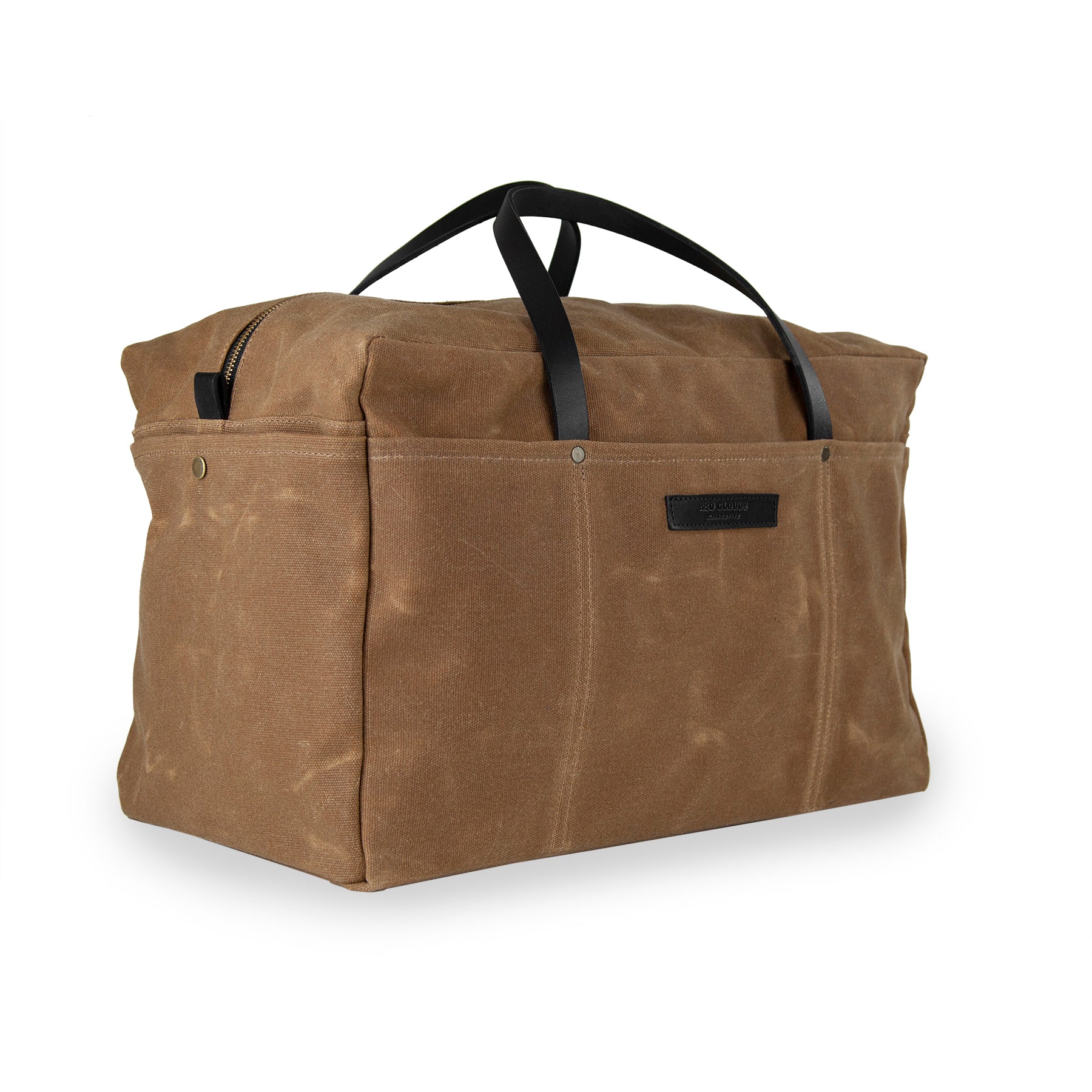 duffle bag, waxed canvas bag, travel bag, made in usa bag, red clouds backpack, bag, duffle, portland