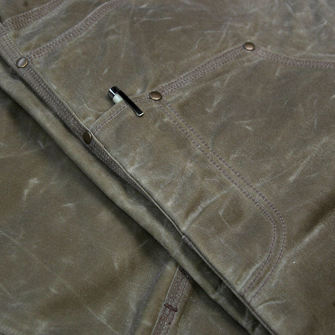 GN.01 Waxed Canvas Fitted Work Pant - Field Tan