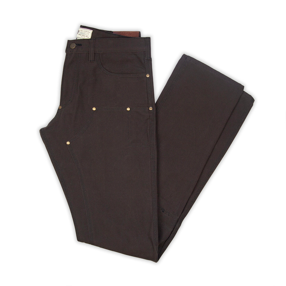 GN.01 Fitted Work Pant - Walnut Brown Canvas