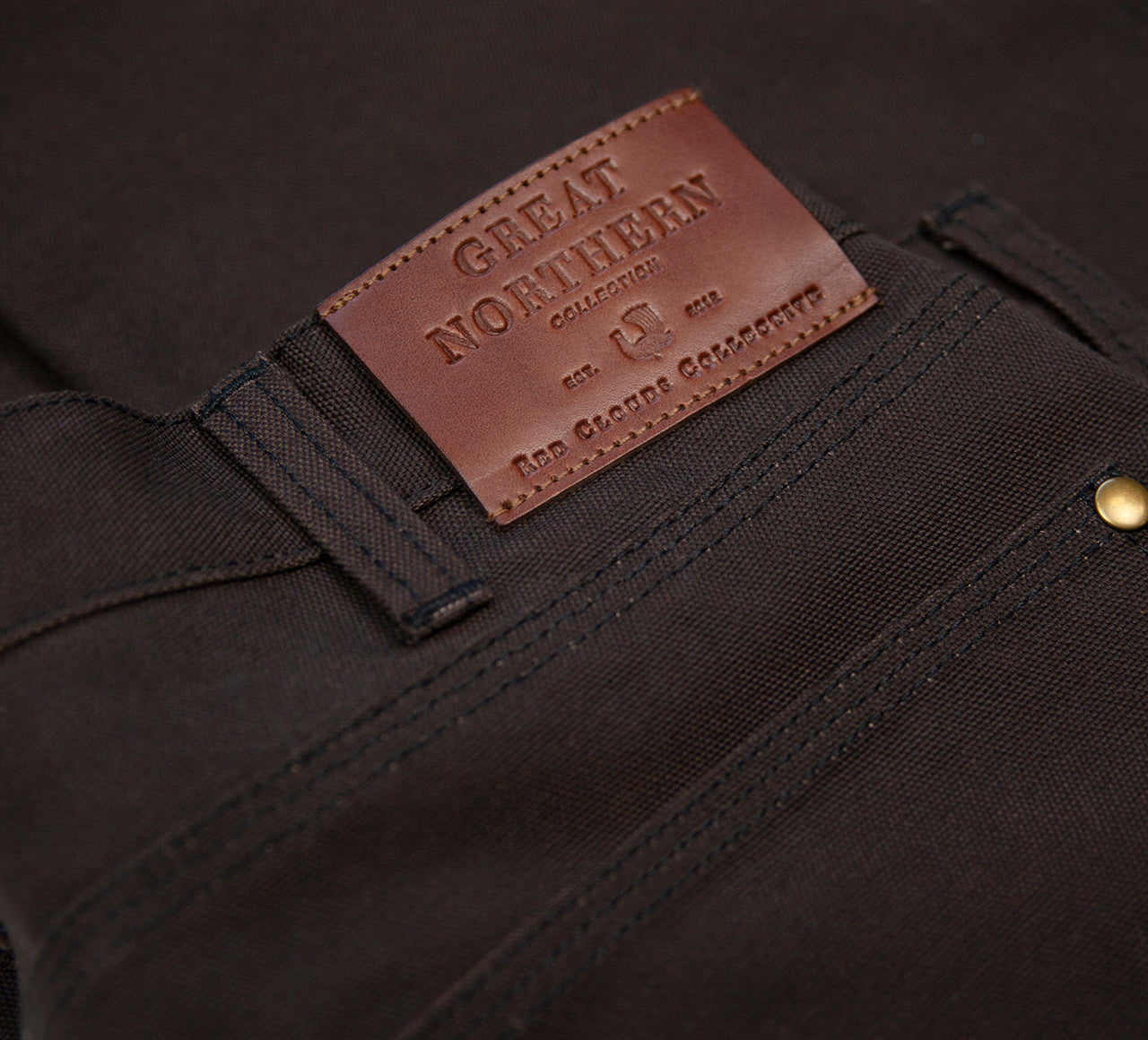 GN.01 Fitted Work Pant - Walnut Brown Canvas