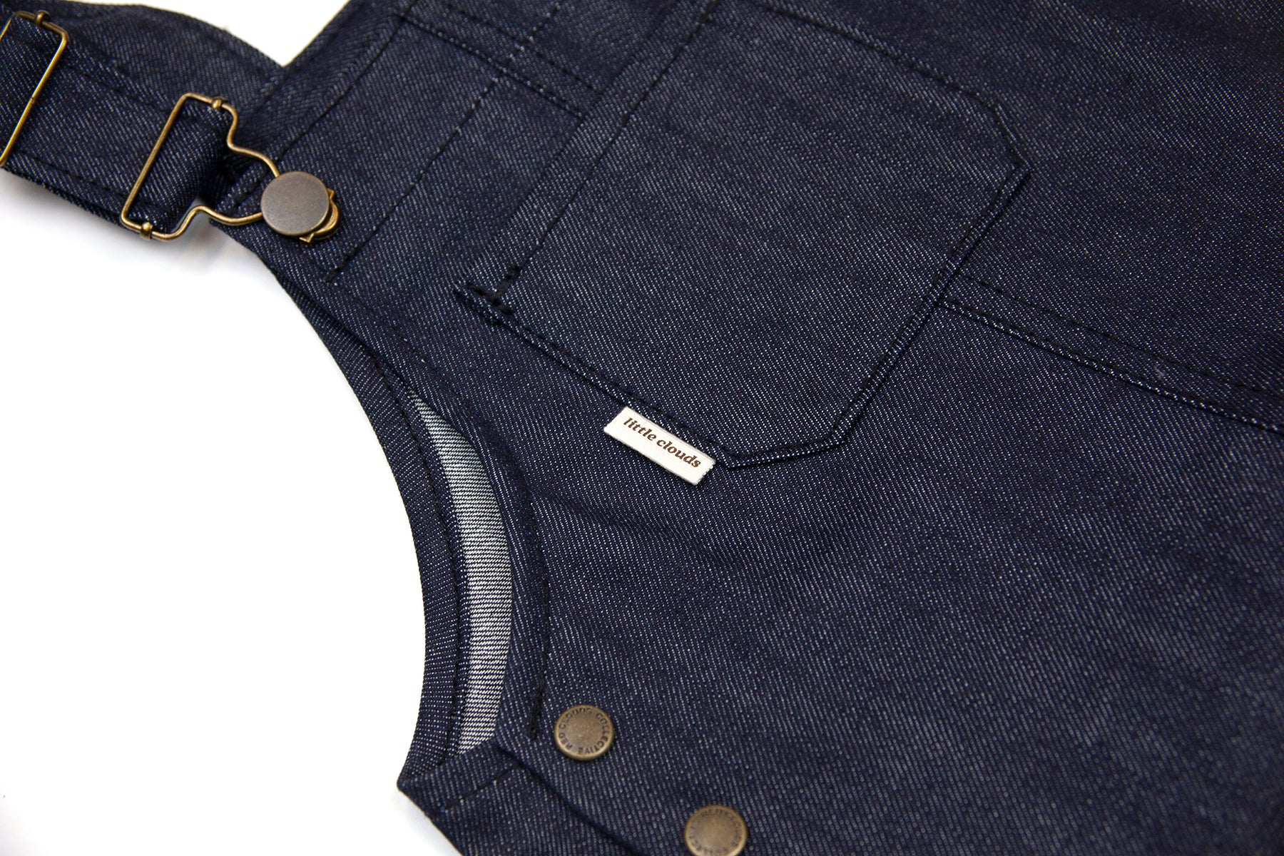 Little Clouds Overalls - Selvage Denim