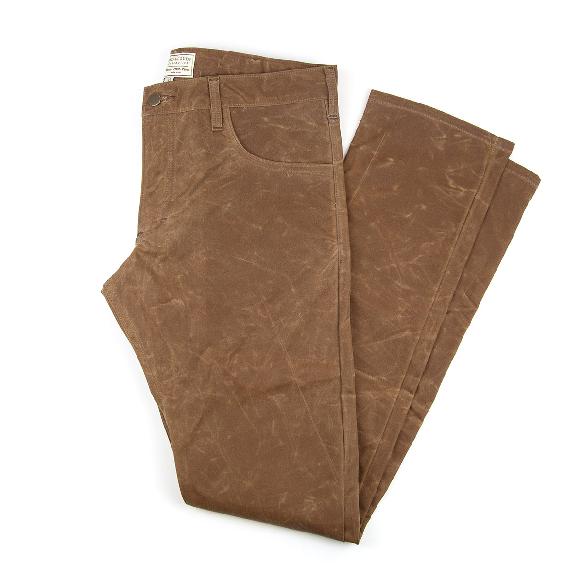 GN.04 Waxed Canvas Pants - Brush Brown