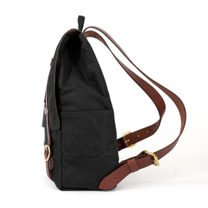 The Catamount Backpack - Black / Brown - Red Clouds Collective