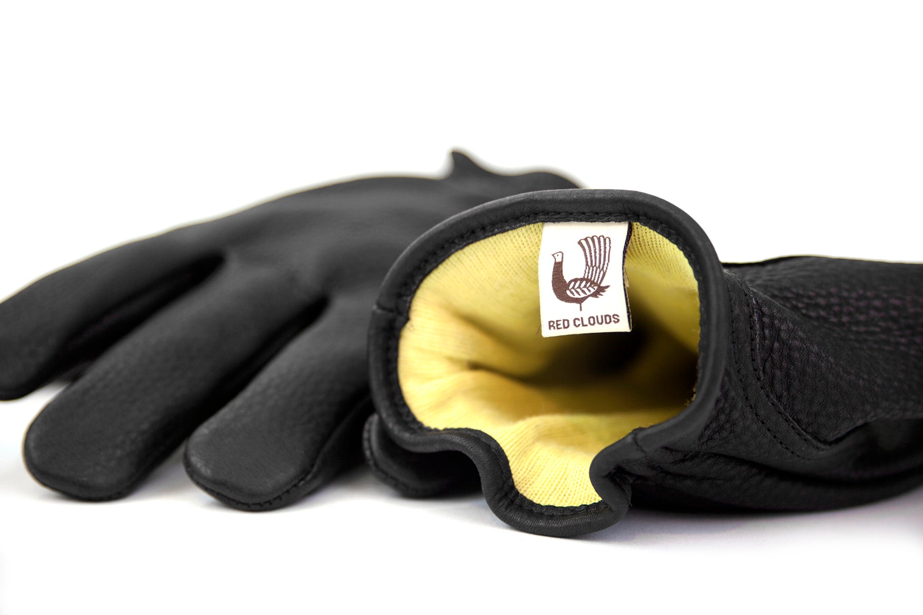Kevlar Lined Leather Gloves - Black