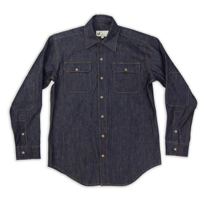 Witham Work Shirt - Cone Mills Selvage Denim - Red Clouds Collective ...