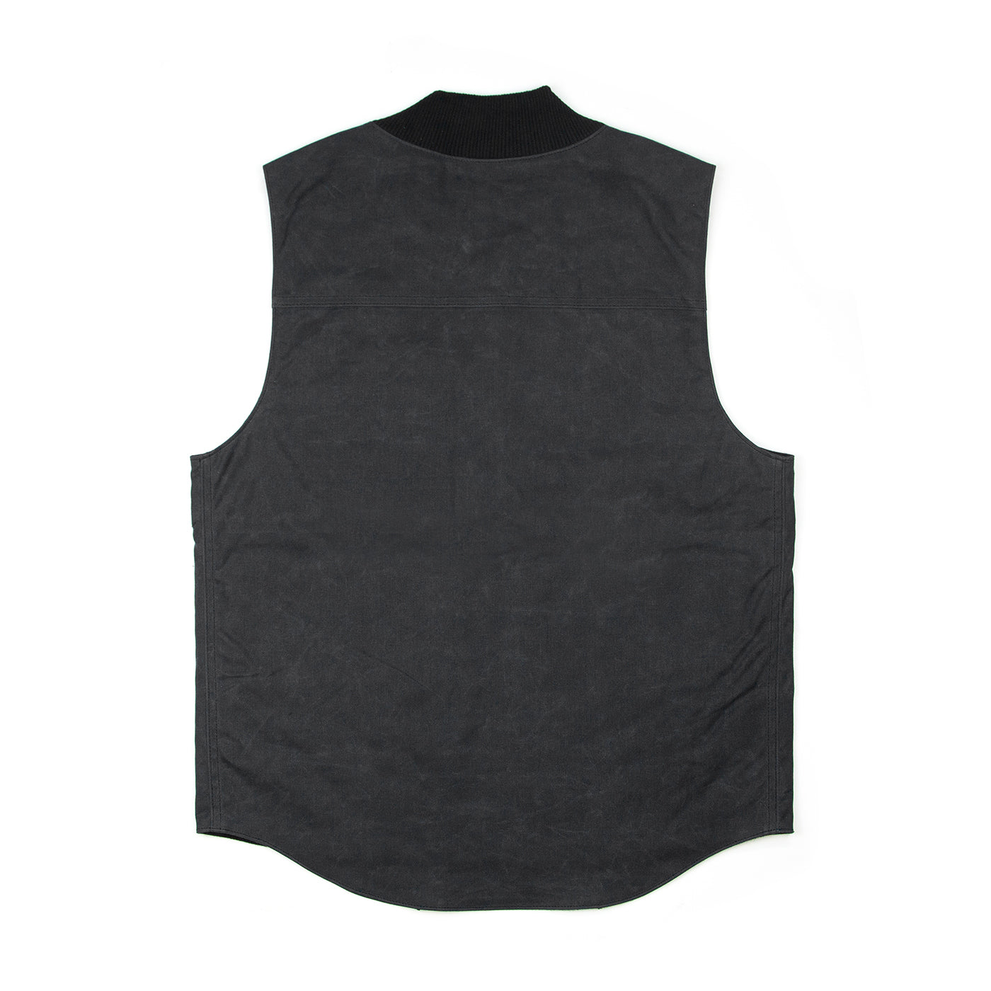 Hawthorne Vest - Black Waxed Canvas