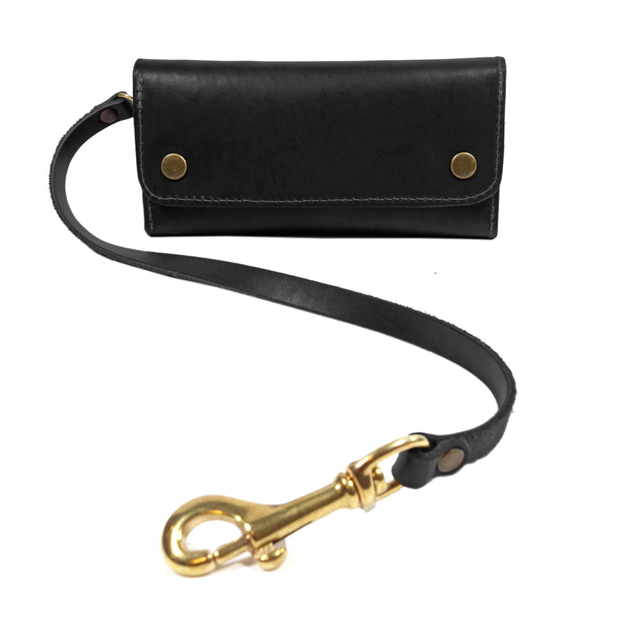 Trucker Wallet, leather, handmade