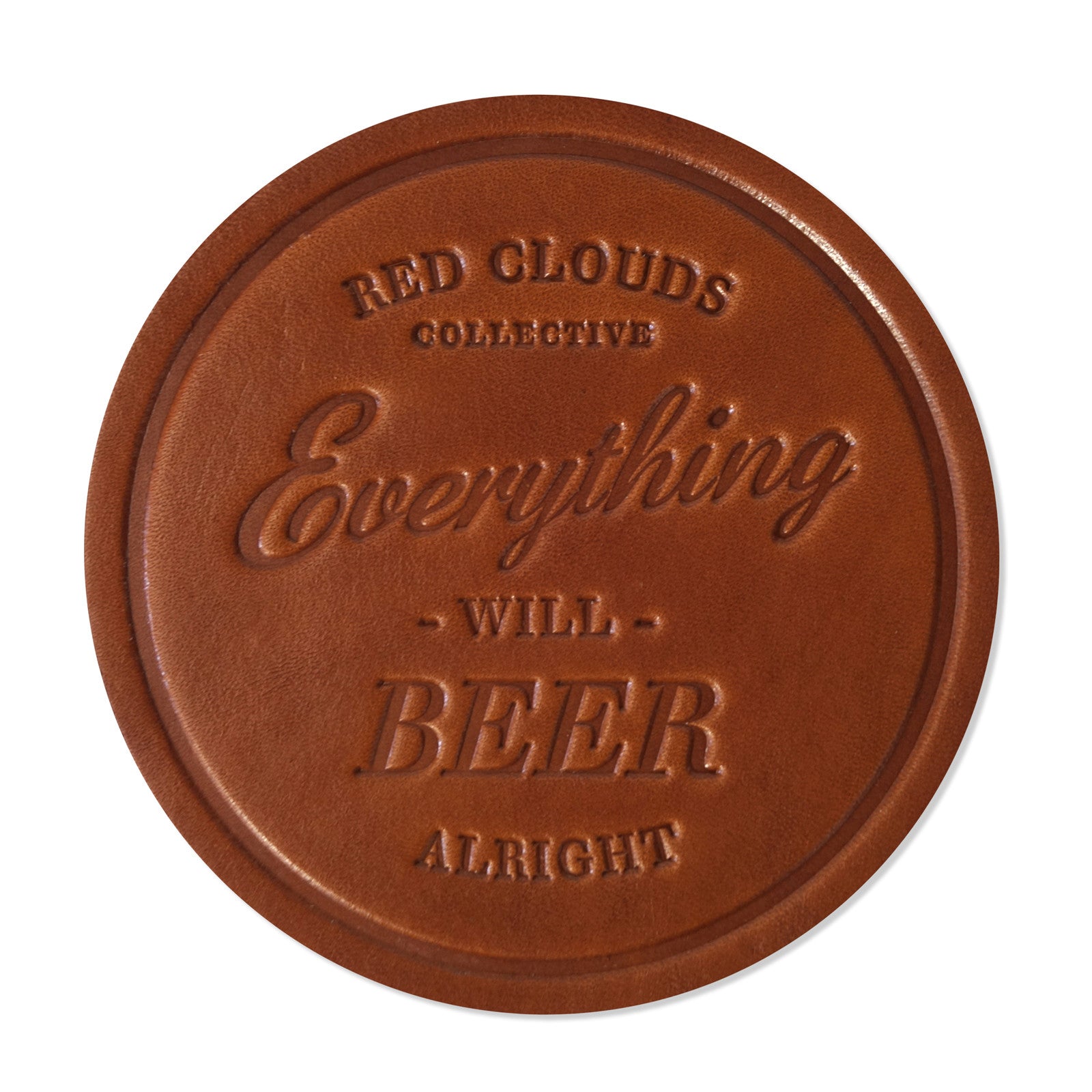 Coaster Set - Beer Alright - Red Clouds Collective - Made in the USA