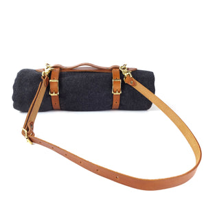 blanket roll backpack leather Leather Blanket Carrier - Red Clouds Collective