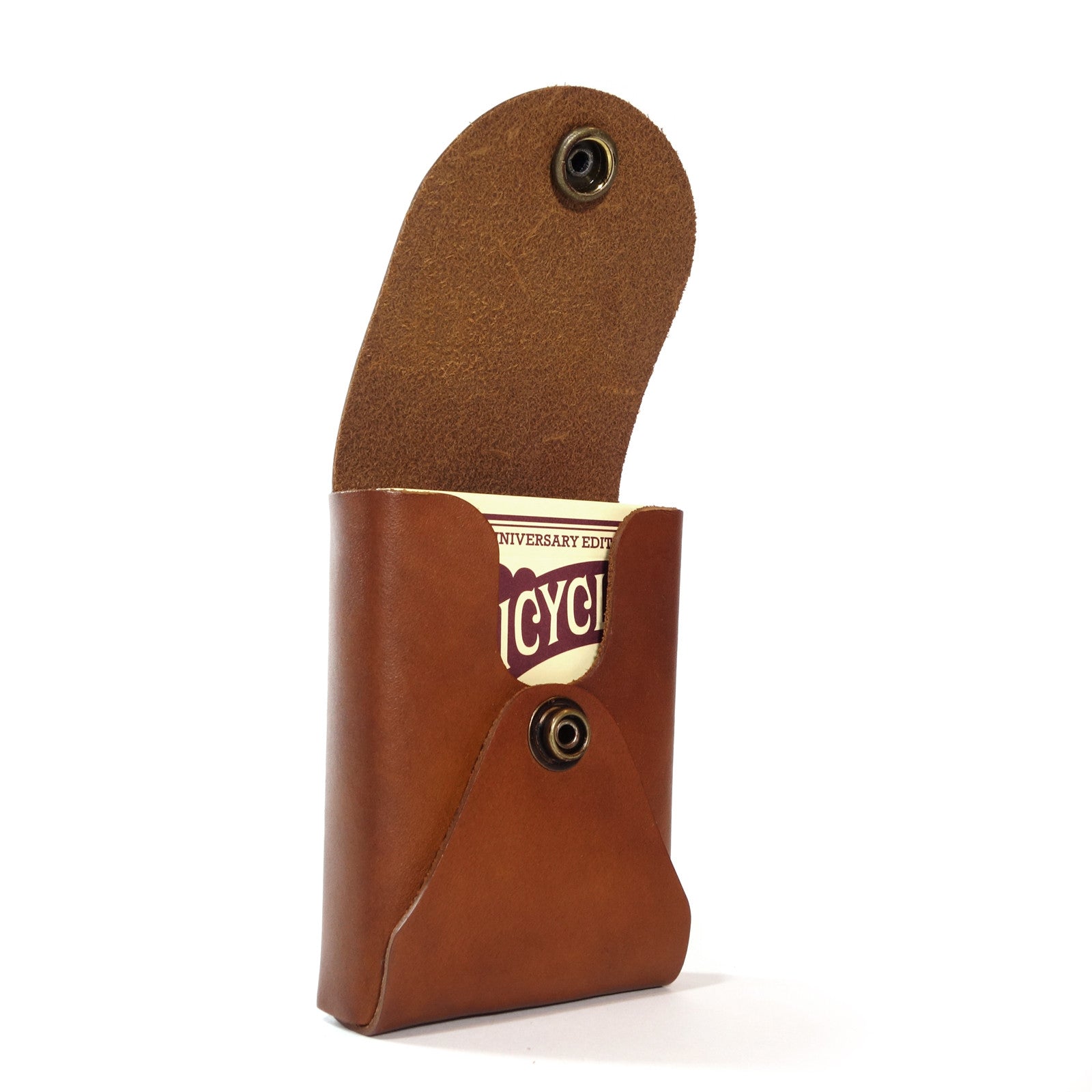 Bicycle Leather Card Case