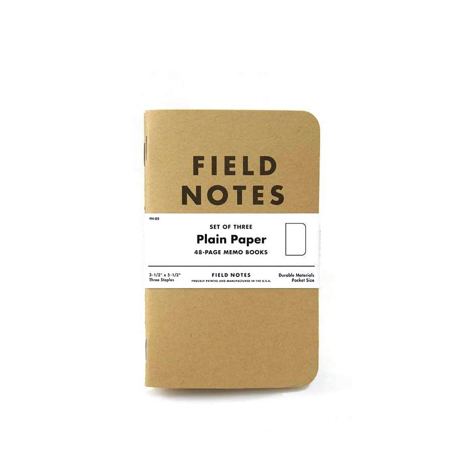 Field Notes Original Kraft 3-Pack Memo Book