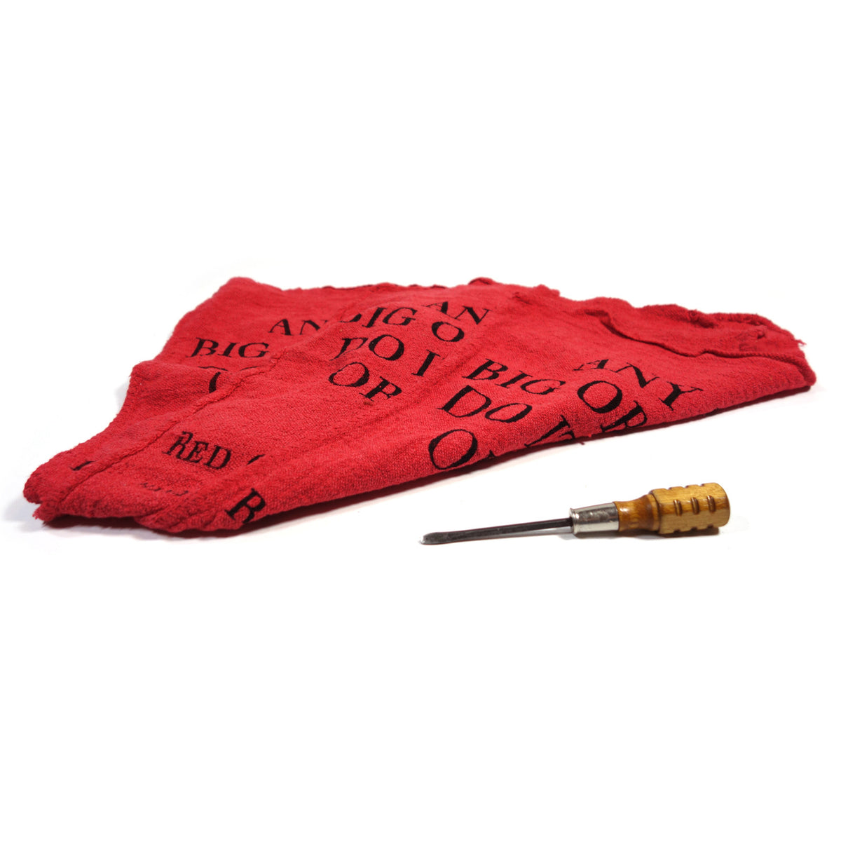 Shop Rags - Red (3 Pack) - Red Clouds Collective - Made in the USA