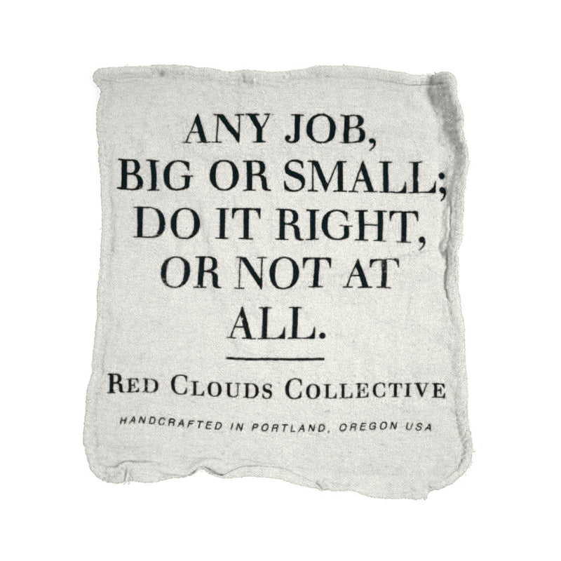 Shop Rags - White (3 Pack) - Red Clouds Collective - Made in the USA