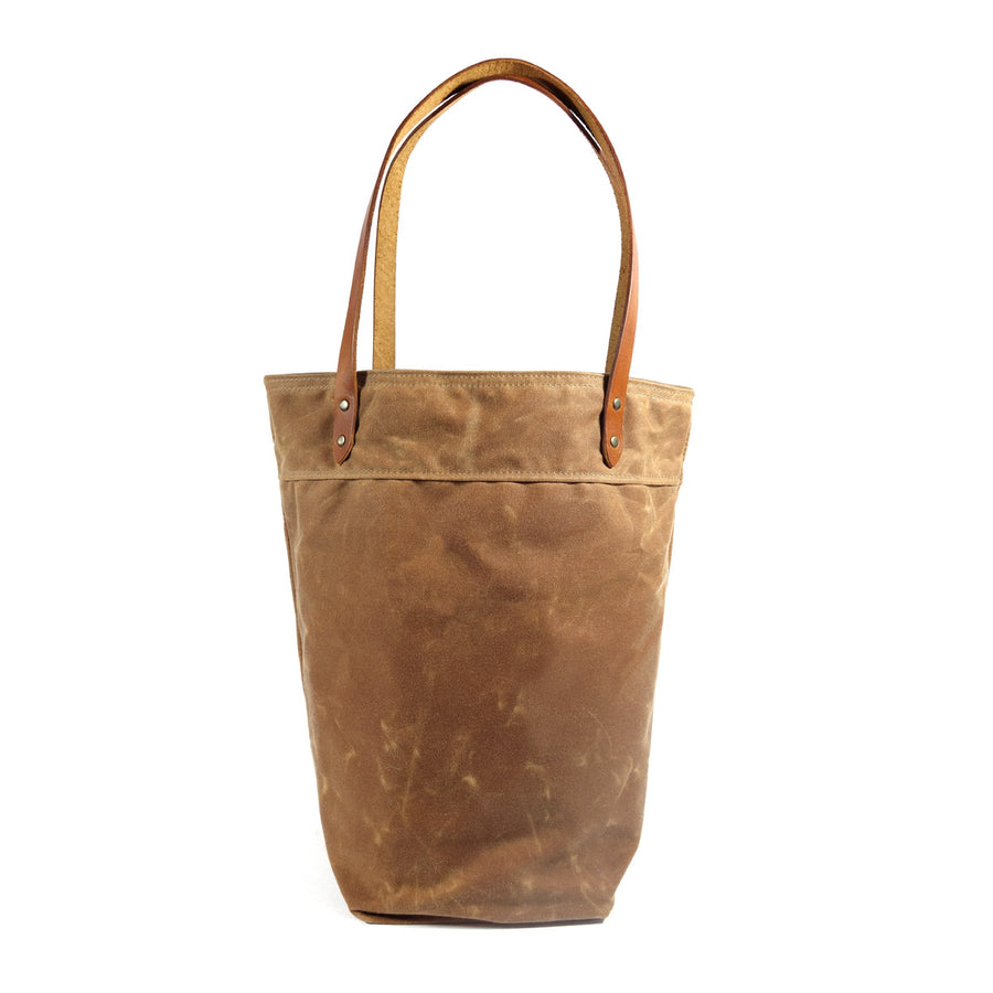 tote bag, waxed canvas tote bag, waxed cotton bag, waxed canvas bag, handmade tote bag, over the shoulder tote, red clouds tote bag