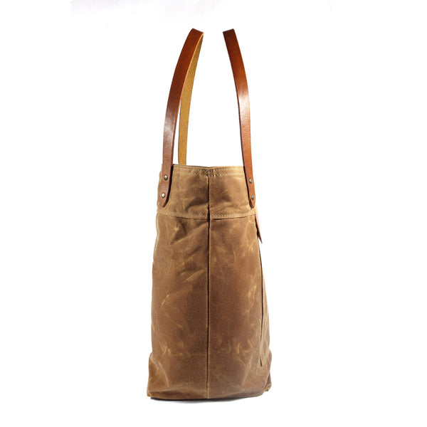 Over the Shoulder Tote Bag - Brush Brown - Red Clouds Collective